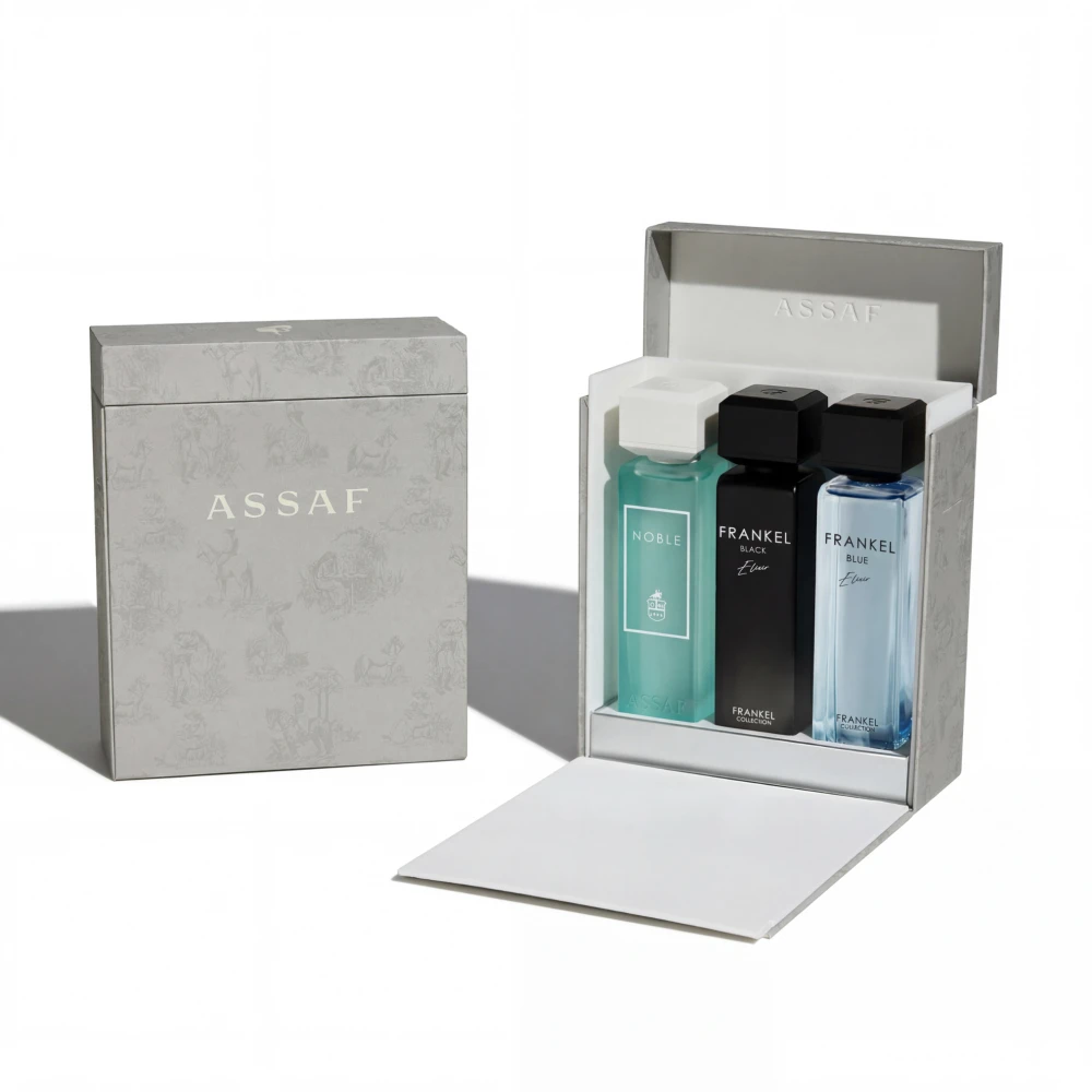 مجموعة عطور فرانكل من عساف | تتكون من 3 عطور عبوة 200 مل