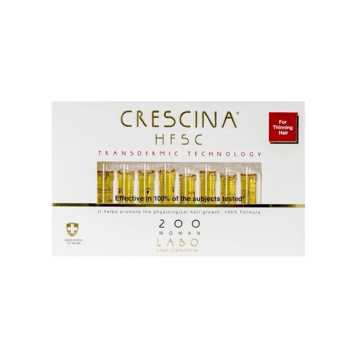 كريشينا لإصلاح الشعر للنساء تركيز 200 ( إعادة نمو ) من لابو | Crescina Transdermic HFSC 200 WOMAN 20 FL