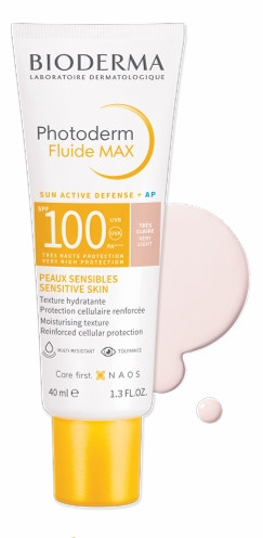 واقي شمس فوتوديرم فلويد ماكس لون فاتح جدا من بيو درما | photoderm fluide max spf 100