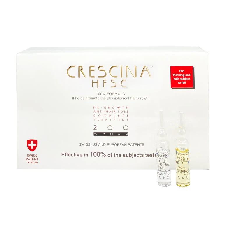 كريشينا علاج كامل للنساء تركيز 200 ( إعادة نمو ) من لابو | Crescina Transdermic HFSC 200 Woman 10+10 Vials