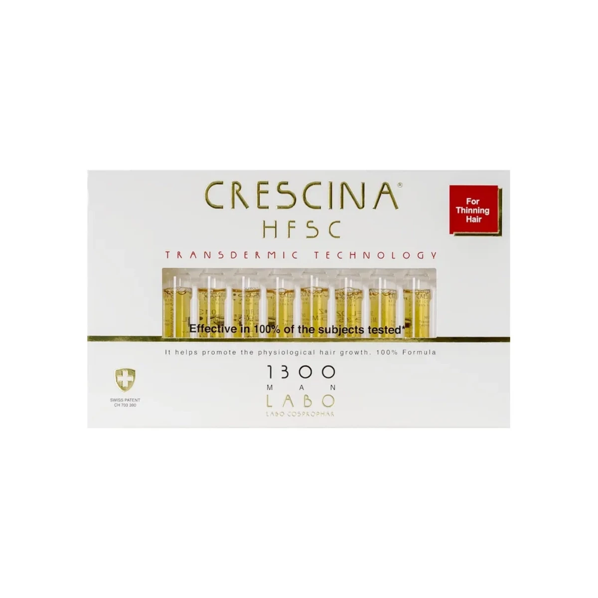 كريشينا لإصلاح الشعر للرجال تركيز 1300 ( إعادة نمو ) من لابو | Crescina Transdermic HFSC 1300 MAN 20 FL