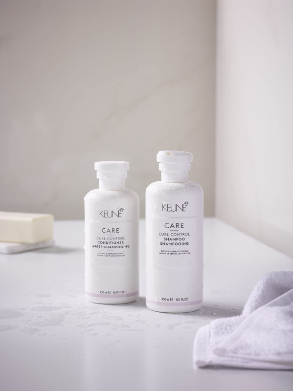 شامبو وبلسم  لتحكم في التجعيد للشعر والمموج من كيون | Frizz control shampoo and conditioner for wavy and curly hair