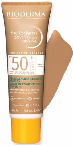 واقي شمس فوتوديرم  لون بني للبشرة المعرضة لحب الشباب البشرة المختلطة إلى الدهنية Photoderm Cover Touch - Golden