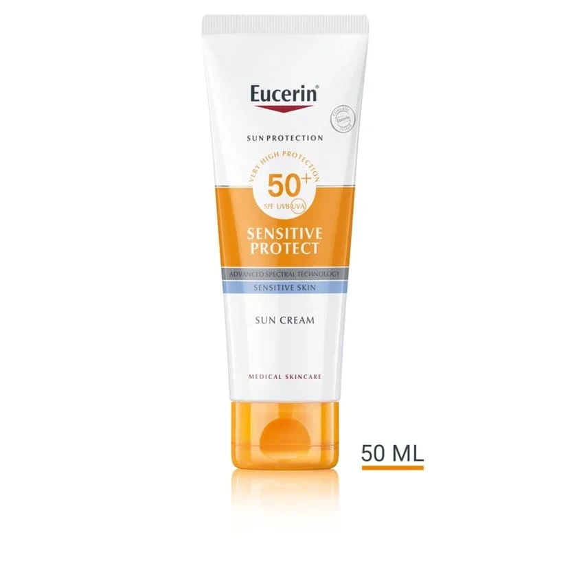 كريم الحماية من الشمس للبشرة الحساسة من يوسيرين | Sun Face Sensitive Protect Cream SPF 50